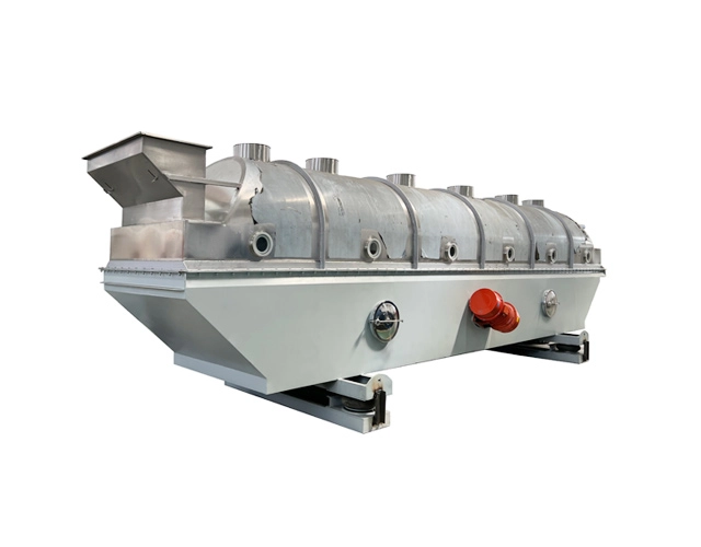 How does a fluid bed dryer work
